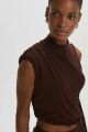 Imagem adicional 2 do item Blusa Manuela Marrom Ganache Le Blog