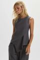 Imagem adicional 1 do item Blusa Ursula Cinza Rock Le Blog