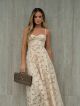 Imagem adicional 3 do item Vestido Ariela Areia Cloude