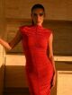 Imagem adicional 4 do item Vestido Dani Vermelho Cloude