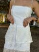 Imagem adicional 2 do item Vestido Laise Peplum Branco Olívia