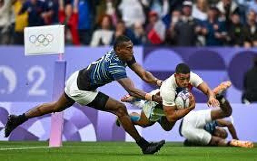 O Grand Finale do Rugby 7s Masculino nos Jogos Olímpicos de Paris 2024.