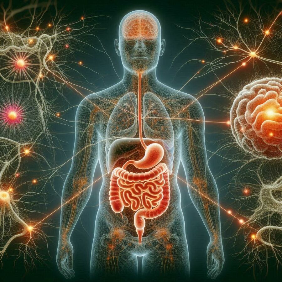 Imagem Eixo-cérebro-intestino