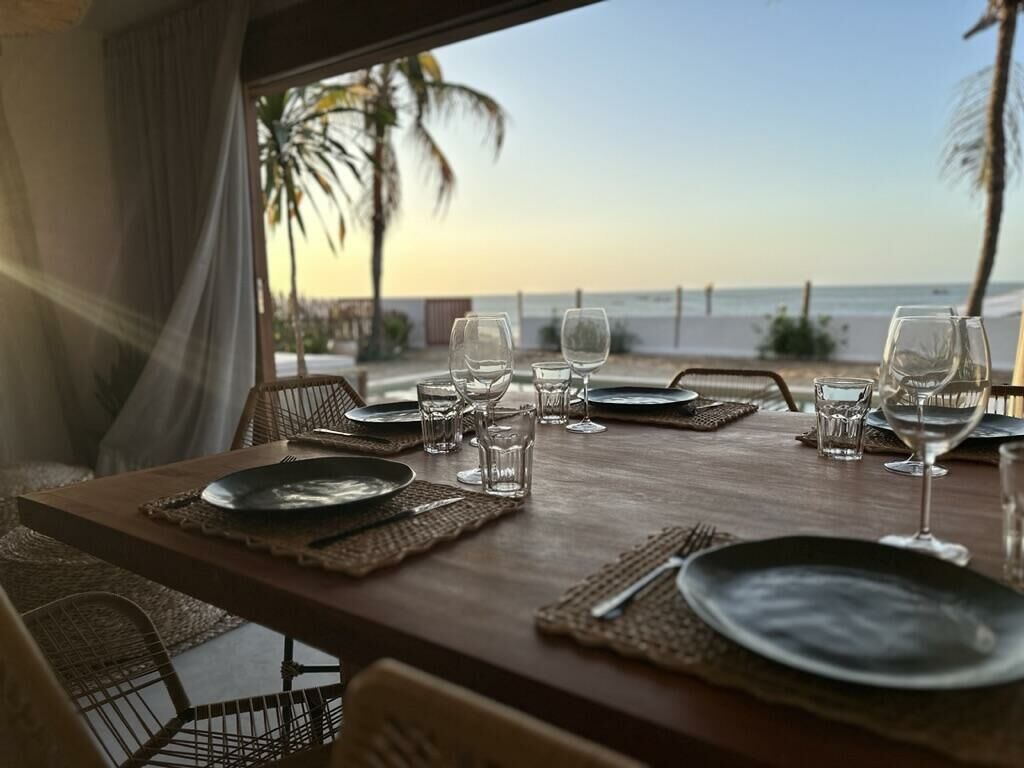 Imagen de propiedad al atardecer