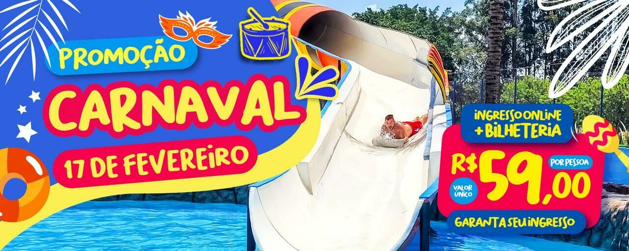 Banner feriado em Castelo Park Aquático