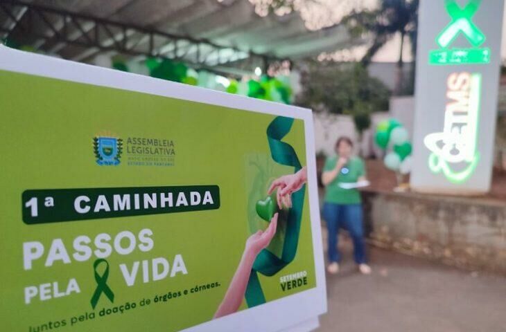 Imagem de compartilhamento para o artigo Lançamento da caminhada reúne parceiros para conscientizar sobre doação de órgãos em MS da MS Todo dia