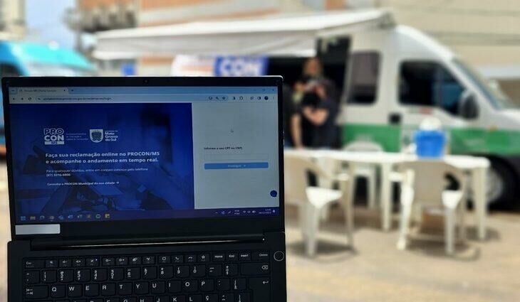 Imagem de compartilhamento para o artigo Novo sistema do Procon permite mais agilidade no registro de reclamaçõesline da MS Todo dia