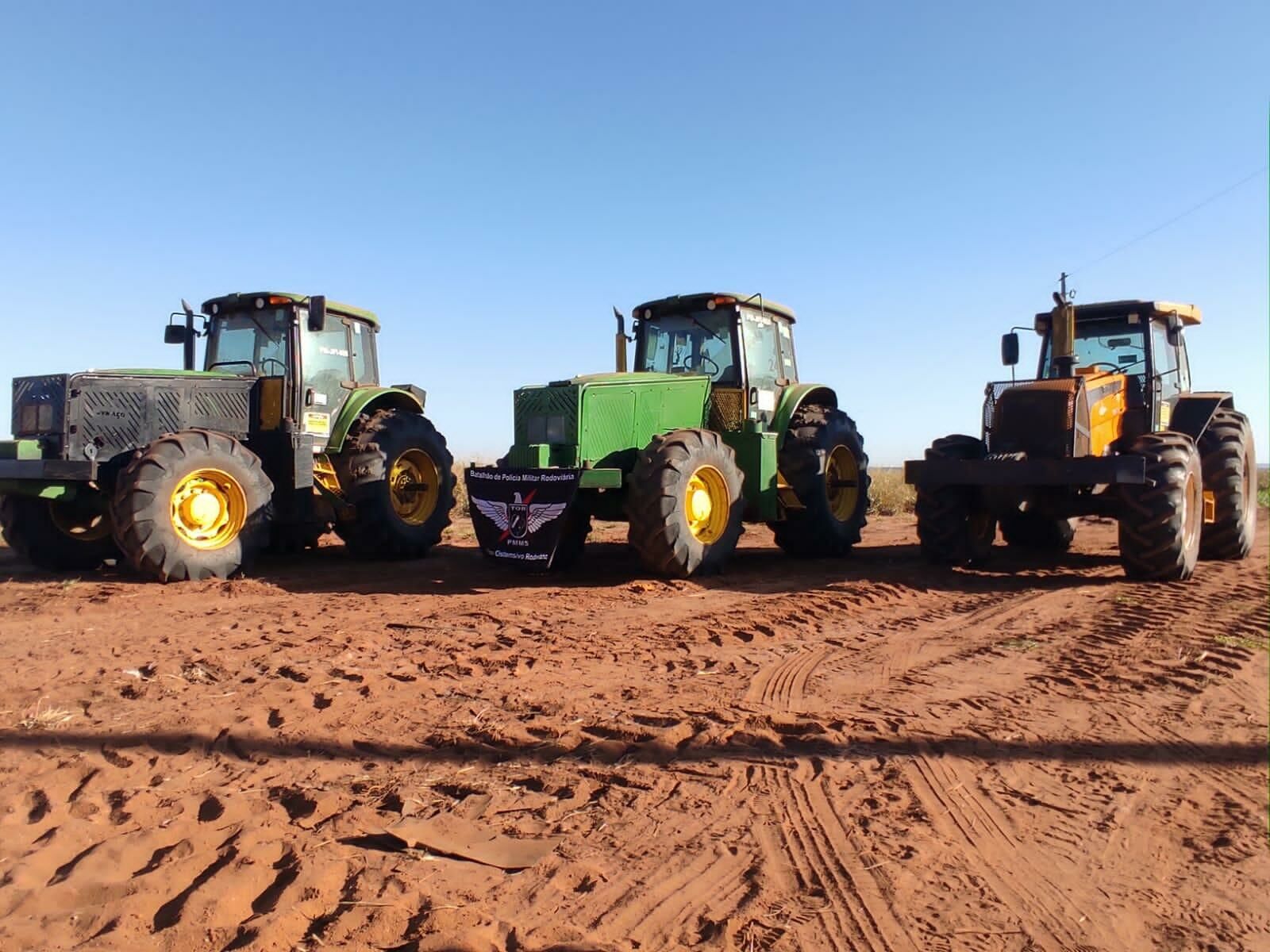 Imagem de compartilhamento para o artigo PMR prende quadrilha especializada em furto de maquinário agrícola em Água Clara da MS Todo dia