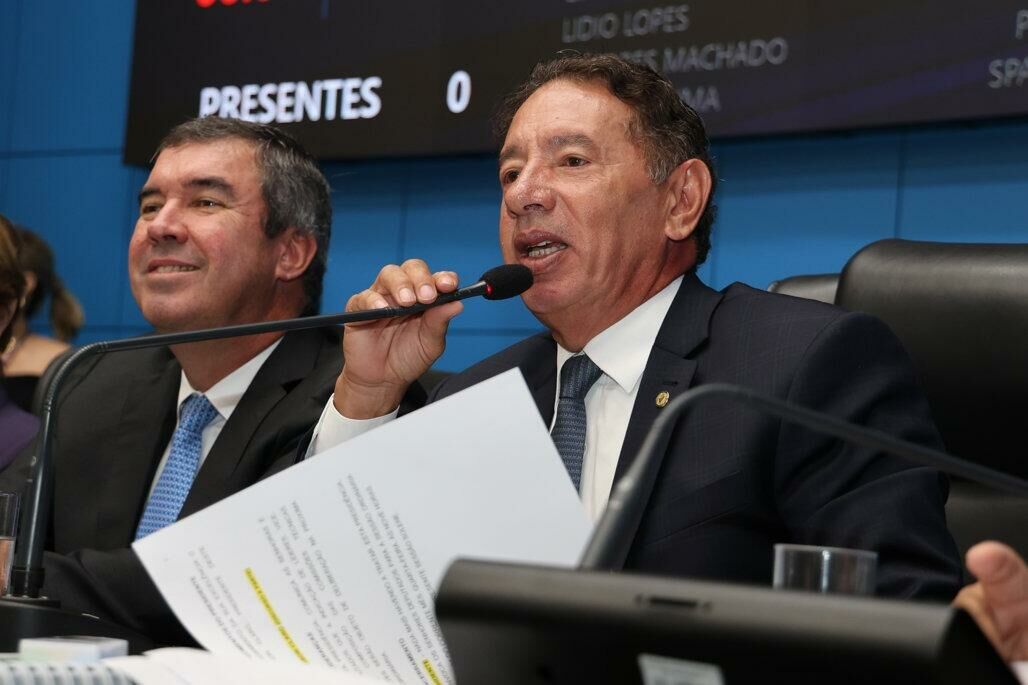 Imagem de compartilhamento para o artigo Gerson Claro destaca estabilidade institucional na abertura do ano legislativo de 2026 da MS Todo dia