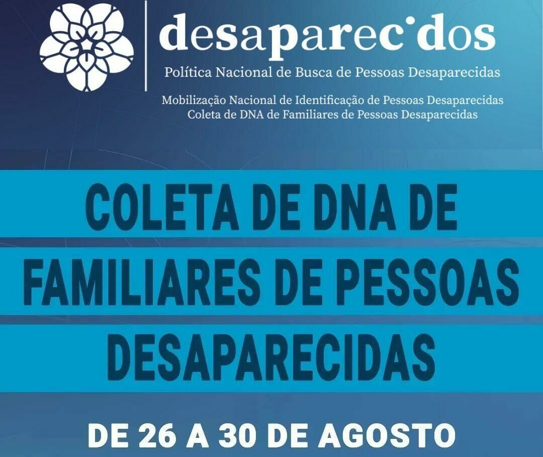 Imagem de compartilhamento para o artigo Costa Rica participa de mobilização nacional para identificação de pessoas desaparecidas com coleta de DNA de familiares da MS Todo dia