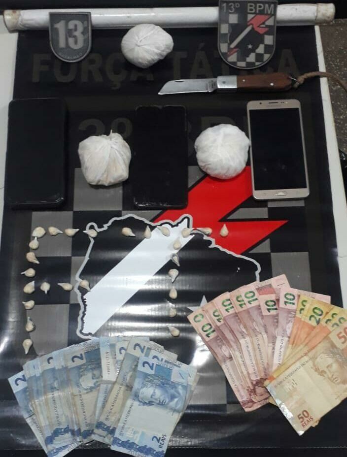 Imagem de compartilhamento para o artigo PM prende traficante, crack e conduz dois por associação criminosa em casa de Paranaíba da MS Todo dia