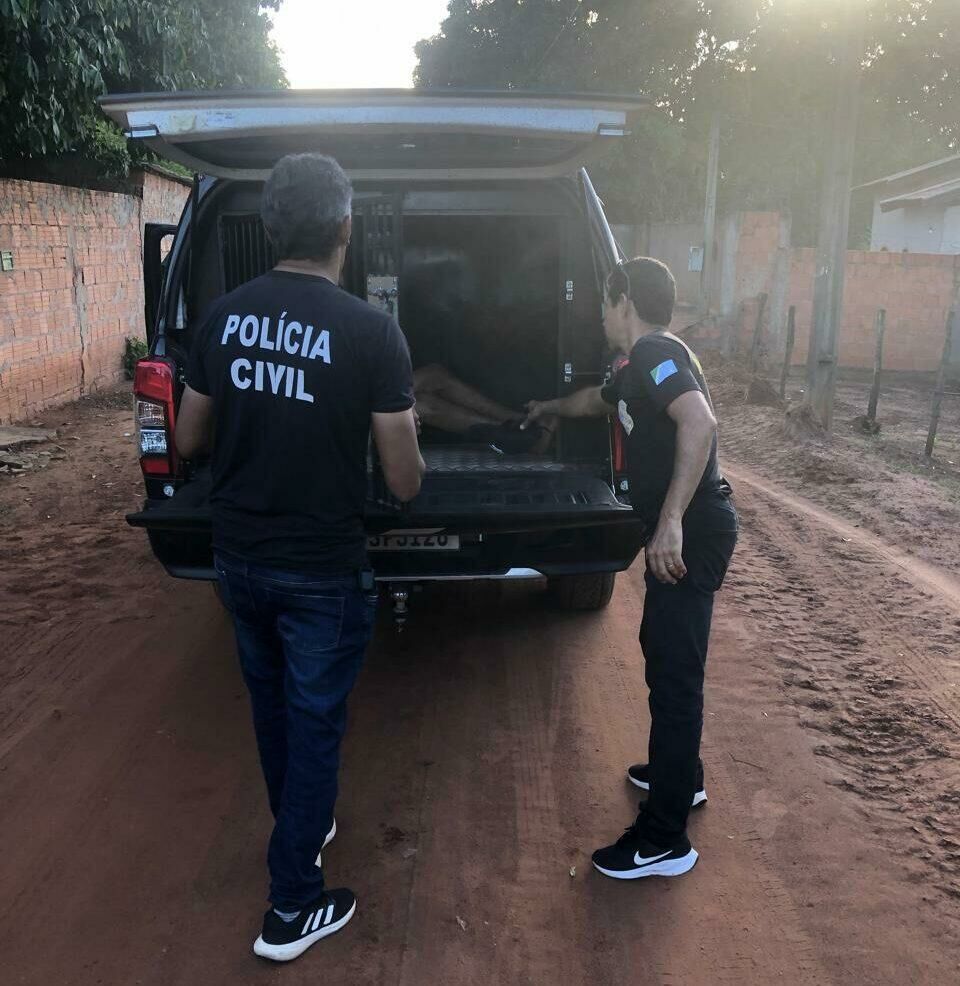 Imagem de compartilhamento para o artigo Após romper tornozeleira, homem é preso por ameaçar mãe e irmã em Coxim da MS Todo dia