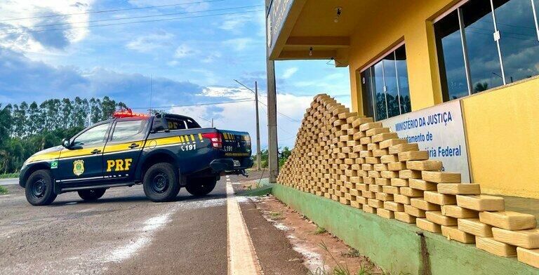 Imagem de compartilhamento para o artigo PRF apreende 465 Kg de cocaína em Paranaíba da MS Todo dia