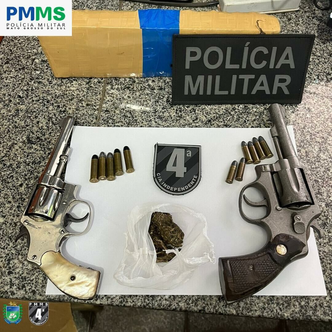 Imagem de compartilhamento para o artigo Bandidos mortos em confronto com a PM de Chapadão do Sul estavam com duas armas da MS Todo dia