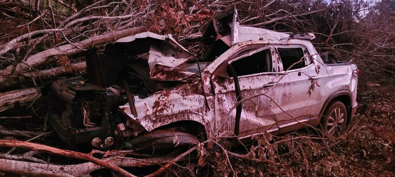 Imagem de compartilhamento para o artigo Três ficam feridos e uma criança morre em acidente na BR 359, próximo a Costa Rica da MS Todo dia