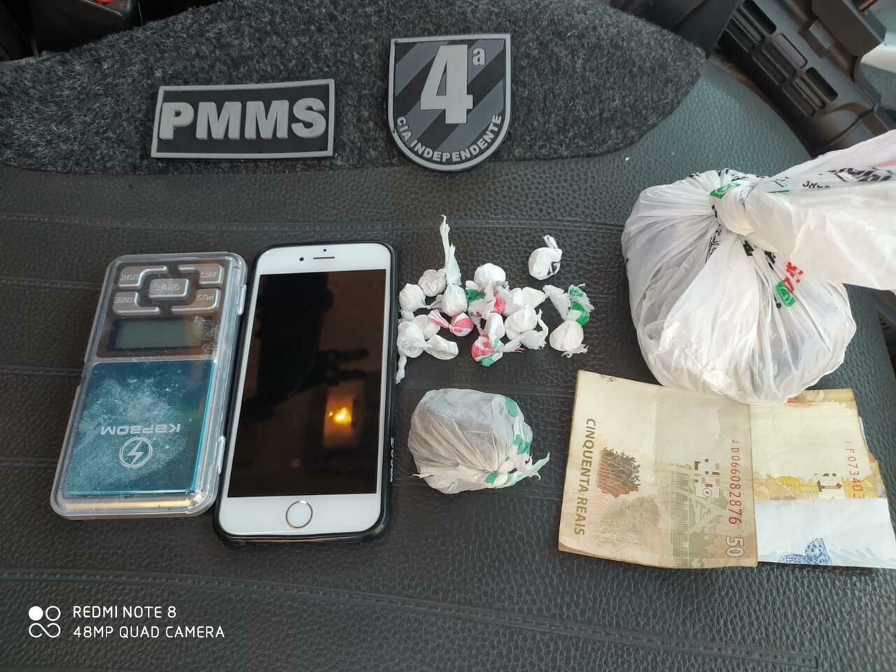 Imagem de compartilhamento para o artigo Jovens são flagrados com dinheiro e droga em Chapadão do Sul da MS Todo dia