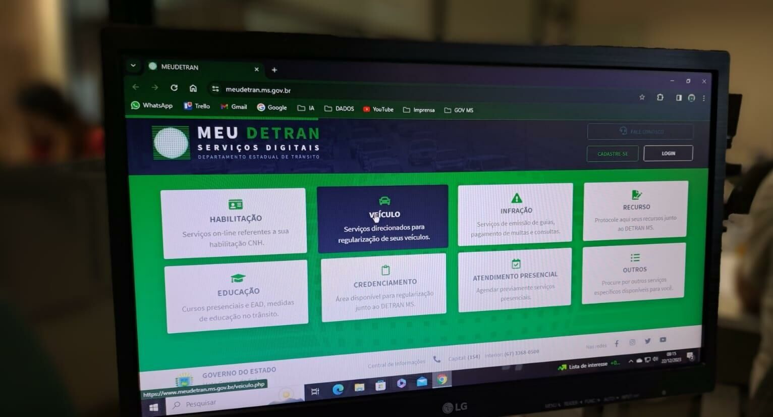 Imagem de compartilhamento para o artigo Primeiro emplacamento de veículo pode ser feito direto no site do Detran da MS Todo dia