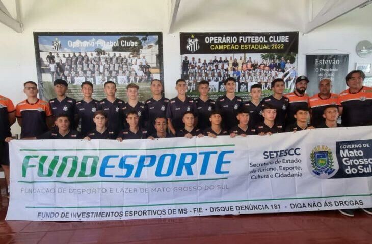Imagem de compartilhamento para o artigo Operário representa MS na Copa Brasileirinho Internacional Sub-15 da MS Todo dia