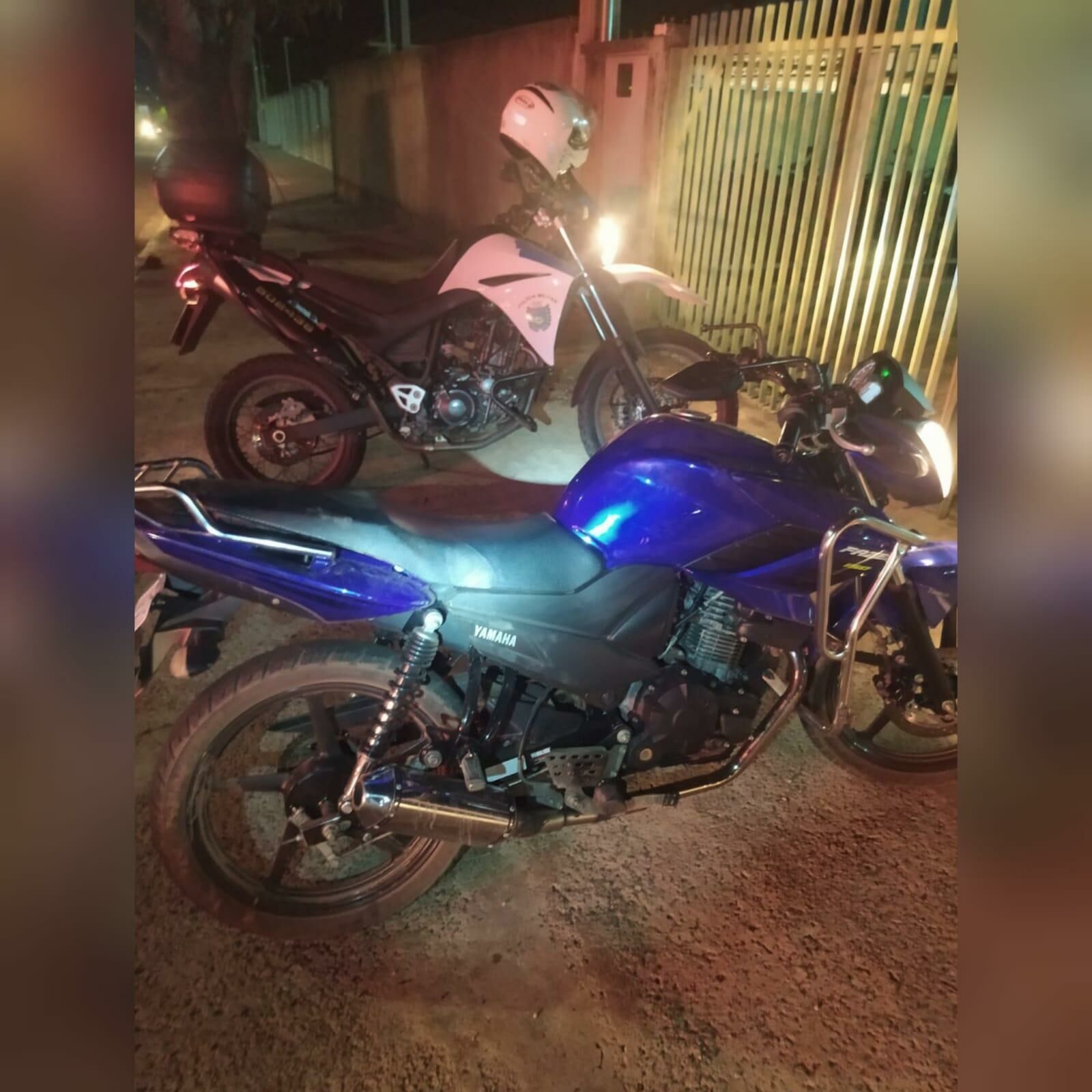 Imagem de compartilhamento para o artigo Motociclista sem CNH foge da polícia, cai de moto e acaba preso em Coxim da MS Todo dia