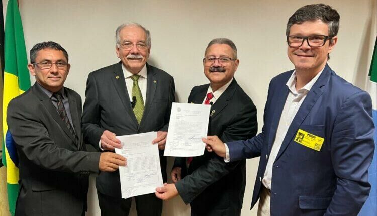 Imagem de compartilhamento para o artigo Vereadores de Paraíso das Águas agradecem emendas parlamentares enviadas pelo deputado federal Luiz Ovando da MS Todo dia