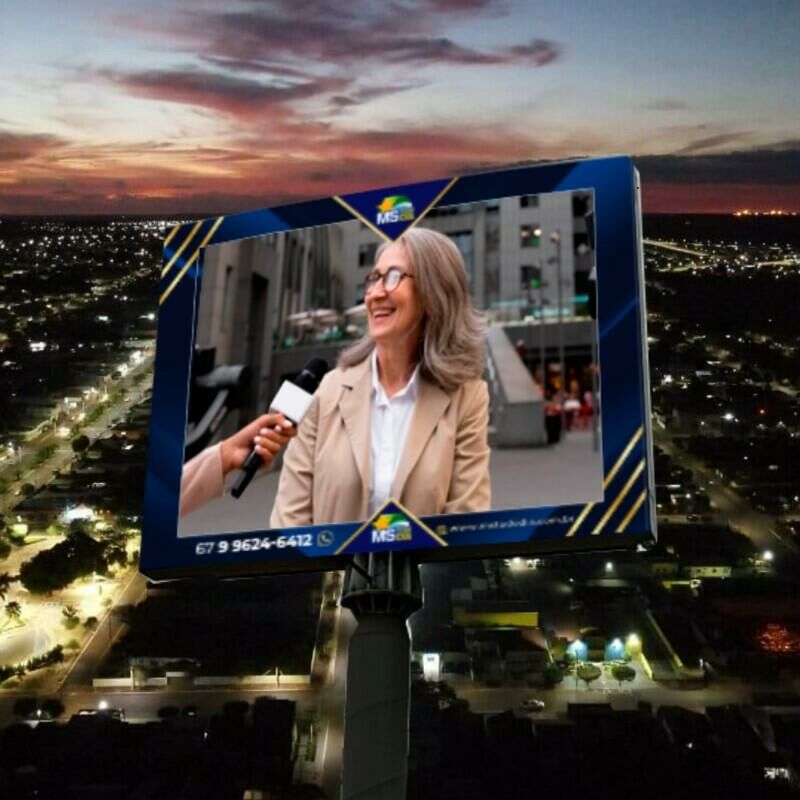 Imagem de compartilhamento para o artigo Grupo MS Todo Dia inova com combo de mídia: painel de LED e portal de notícias para sua empresa ficar em evidência da MS Todo dia