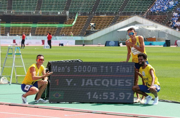 Imagem de compartilhamento para o artigo Atleta de MS, Yeltsin Jacques é campeão mundial de atletismo da MS Todo dia