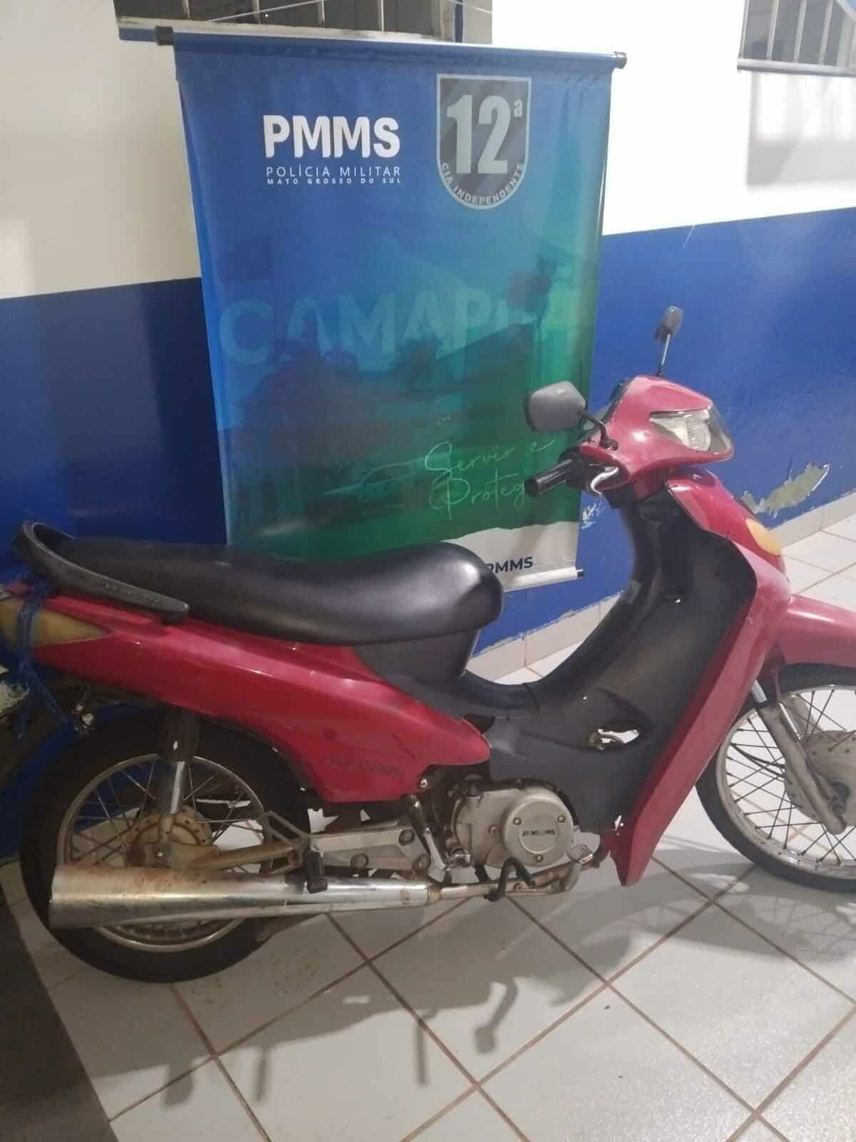 Imagem de compartilhamento para o artigo Com moto adulterada, jovem é preso pela polícia em Camapuã da MS Todo dia