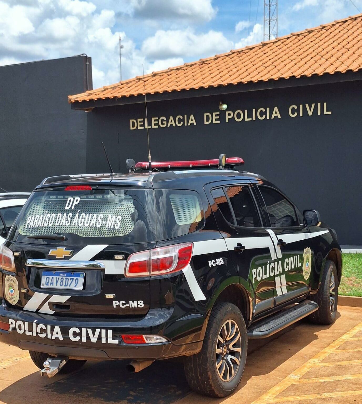 Imagem de compartilhamento para o artigo Homem é preso em flagrante por violência doméstica em Paraíso das Águas da MS Todo dia