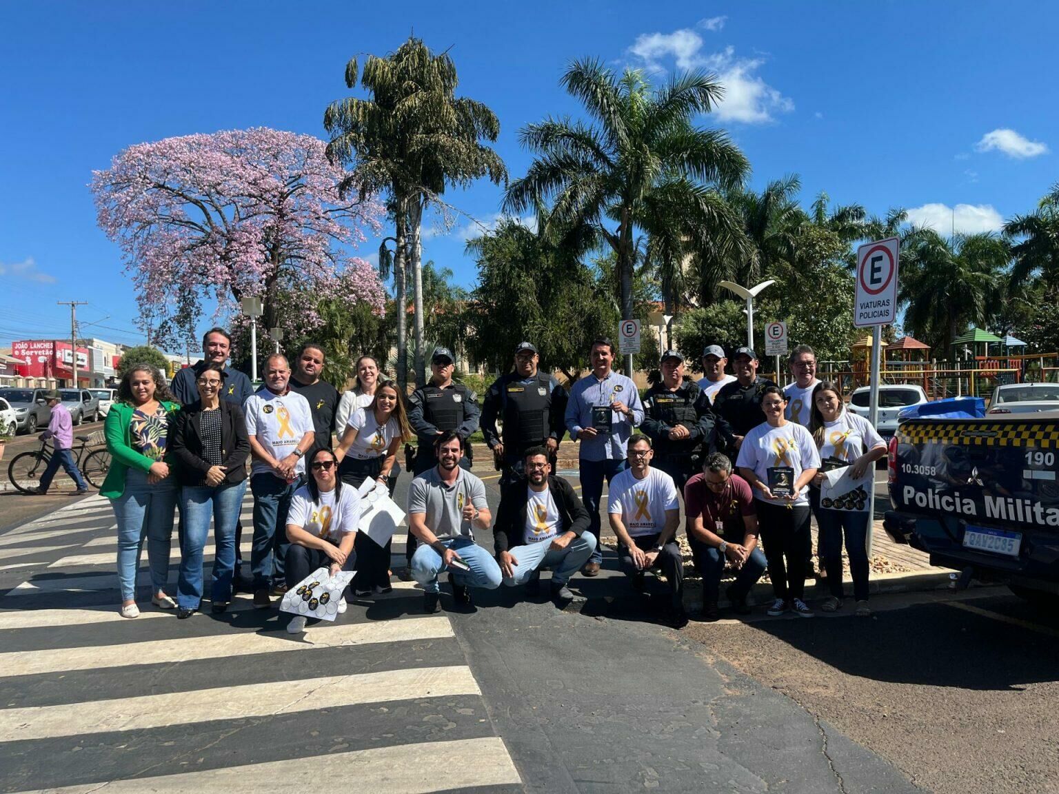 Imagem de compartilhamento para o artigo Cassilândia promove ação educativa do Maio Amarelo com foco na segurança no trânsito da MS Todo dia