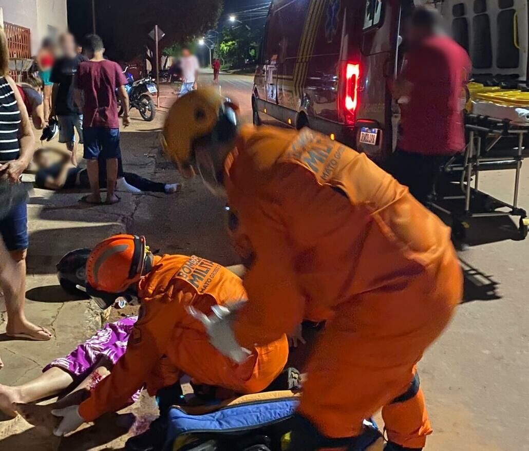 Imagem de compartilhamento para o artigo Motorista foge após acidente grave que deixa casal ferido em Coxim da MS Todo dia