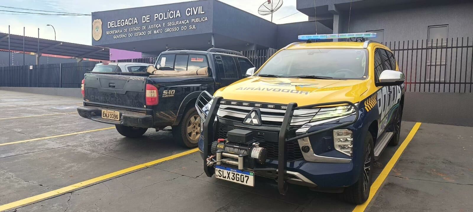 Imagem de compartilhamento para o artigo Polícia Militar Rodoviária recupera camionete furtada em Costa Rica durante operação na MS-316 da MS Todo dia