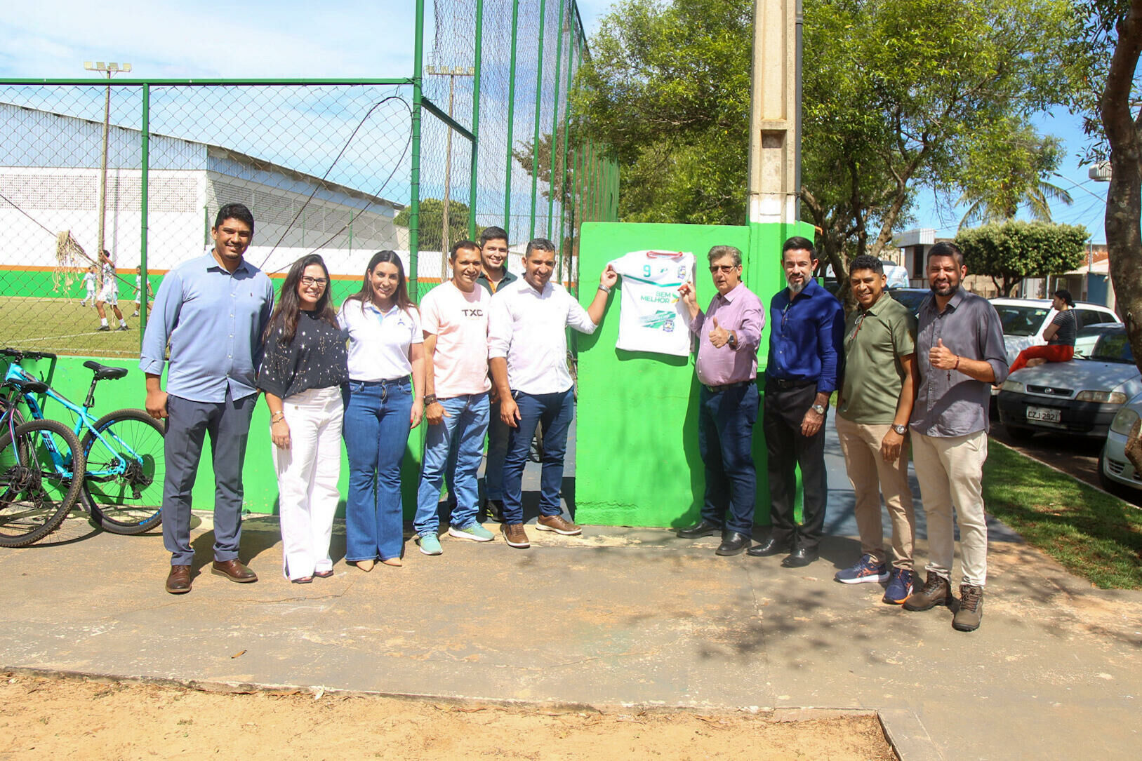 Imagem de compartilhamento para o artigo Presidente da Câmara, Marcelo Costa inaugura praça com recursos de emendas impositivas em Chapadão do Sul da MS Todo dia