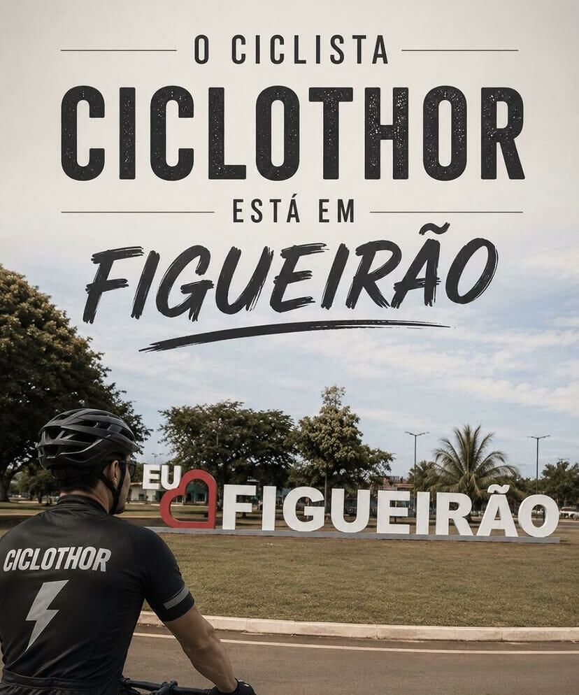 Imagem de compartilhamento para o artigo Ciclista bielorrusso que percorreu todos os estados do Brasil visita Figueirão em encontro com moradores da MS Todo dia