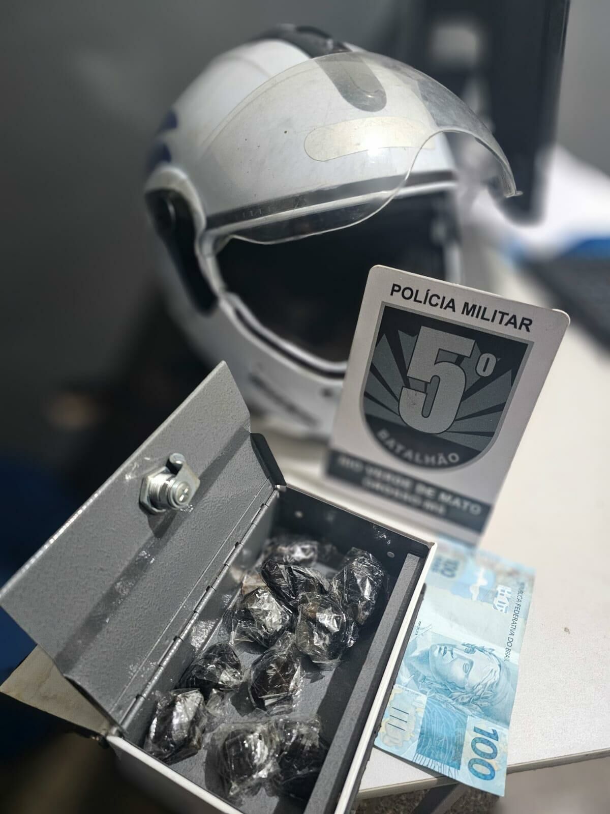 Imagem de compartilhamento para o artigo Denúncia de socorro leva PM a prender suspeito com crack e balanças em Rio Verde da MS Todo dia