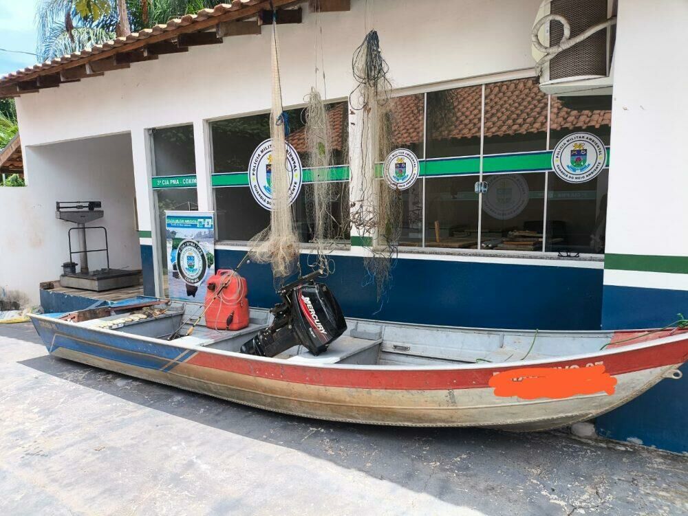 Imagem de compartilhamento para o artigo Pescador é preso por pesca predatória no Rio Taquari e é multado em R$ 3,2 mil em Coxim da MS Todo dia