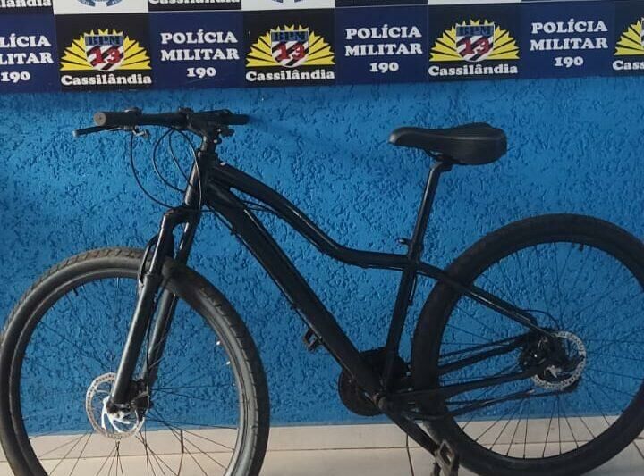 Imagem de compartilhamento para o artigo Polícia prende ladrão e recupera bicicleta antes mesmo da vítima dar queixa em Cassilândia da MS Todo dia