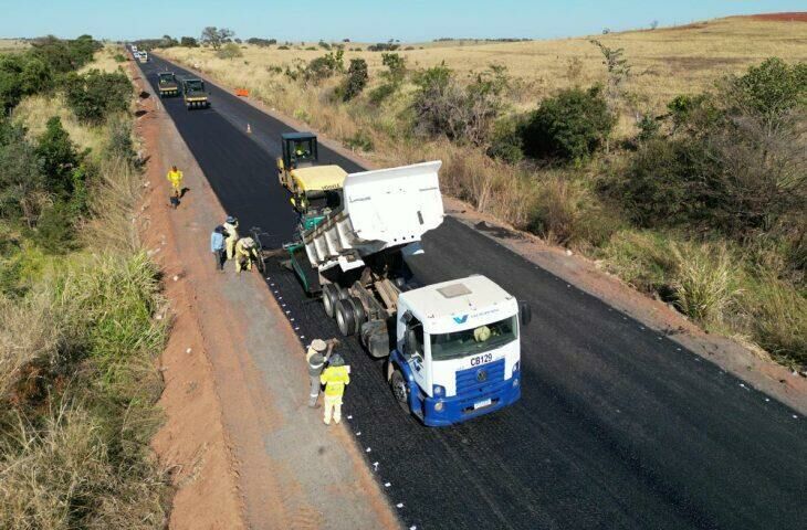 Imagem de compartilhamento para o artigo MS-436 recebe investimento de R$ 248 milhões para modernização entre Camapuã e Figueirão da MS Todo dia