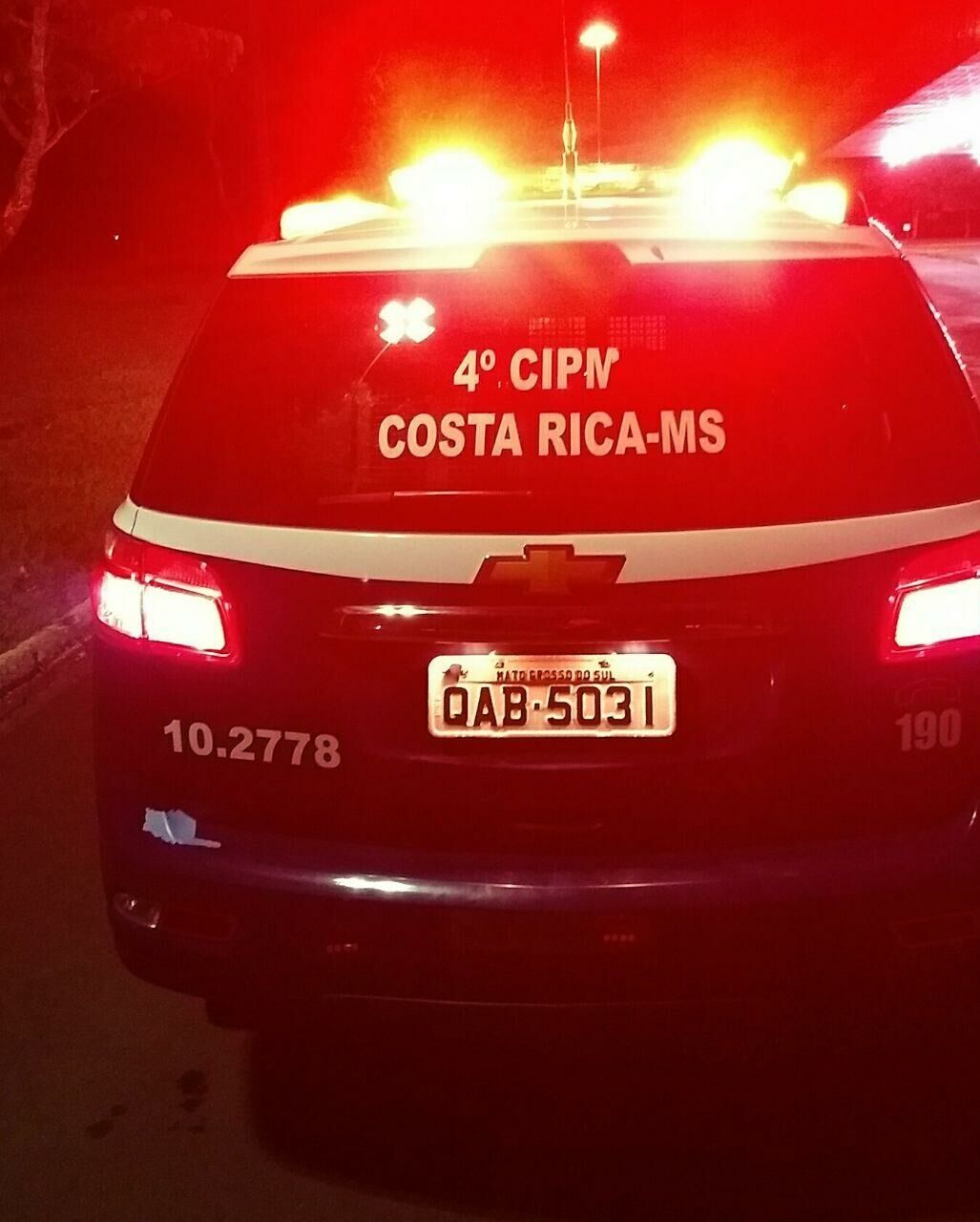 Imagem de compartilhamento para o artigo Cárcere privado em Costa Rica: Polícia Militar age em ocorrência de ameaça com uso de arma de fogo da MS Todo dia