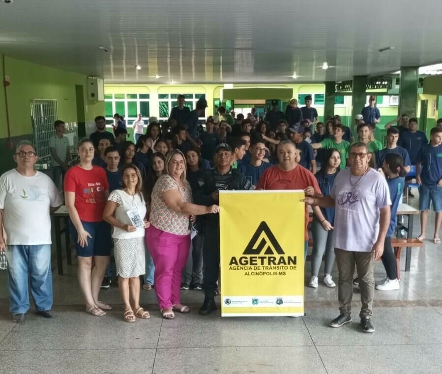 Imagem de compartilhamento para o artigo Maio Amarelo mobiliza ações educativas em Alcinópolis e Rio Verde de Mato Grosso da MS Todo dia