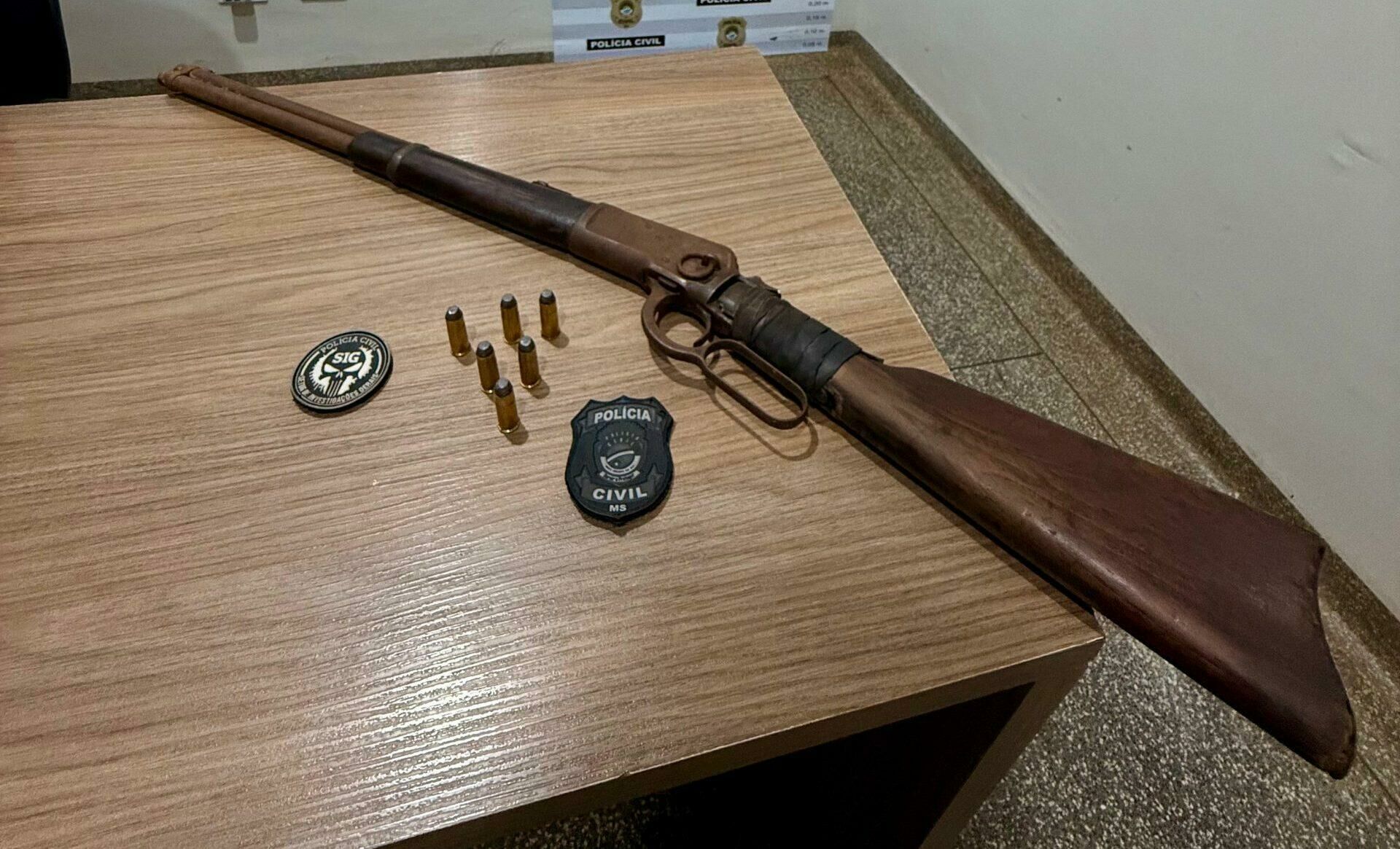 Imagem de compartilhamento para o artigo Carabina é encontrada sobre colchão onde criança dormia em Chapadão do Sul da MS Todo dia