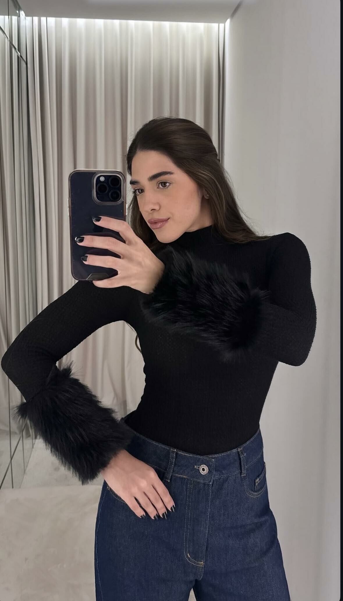 Imagem de Body Preto Estefânia - Cloude