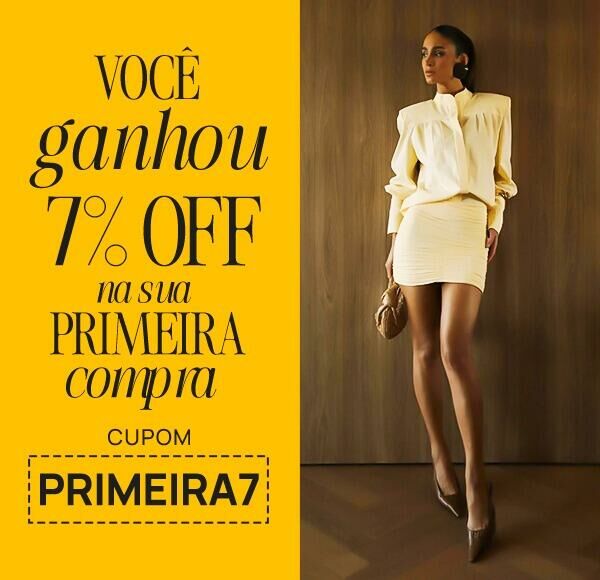 Ilustração 7% desconto Sarez Store