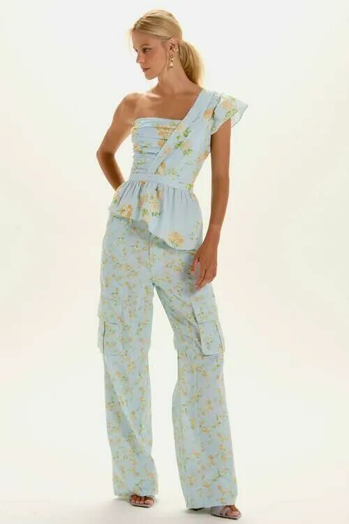 Imagem de Calça Estampada Luna Mini Ice Flower Le Blog