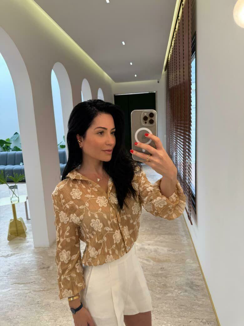 Imagem de Camisa Lorena Bege Cloude