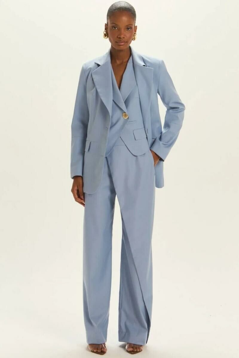 Imagem de Calça Pâmela Azul Denin Claro Le Blog