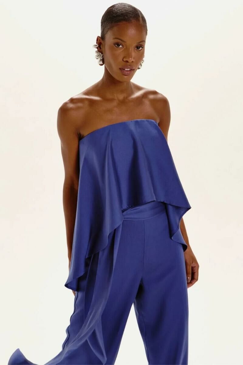 Imagem de Macacão Kátia Azul College Le Blog