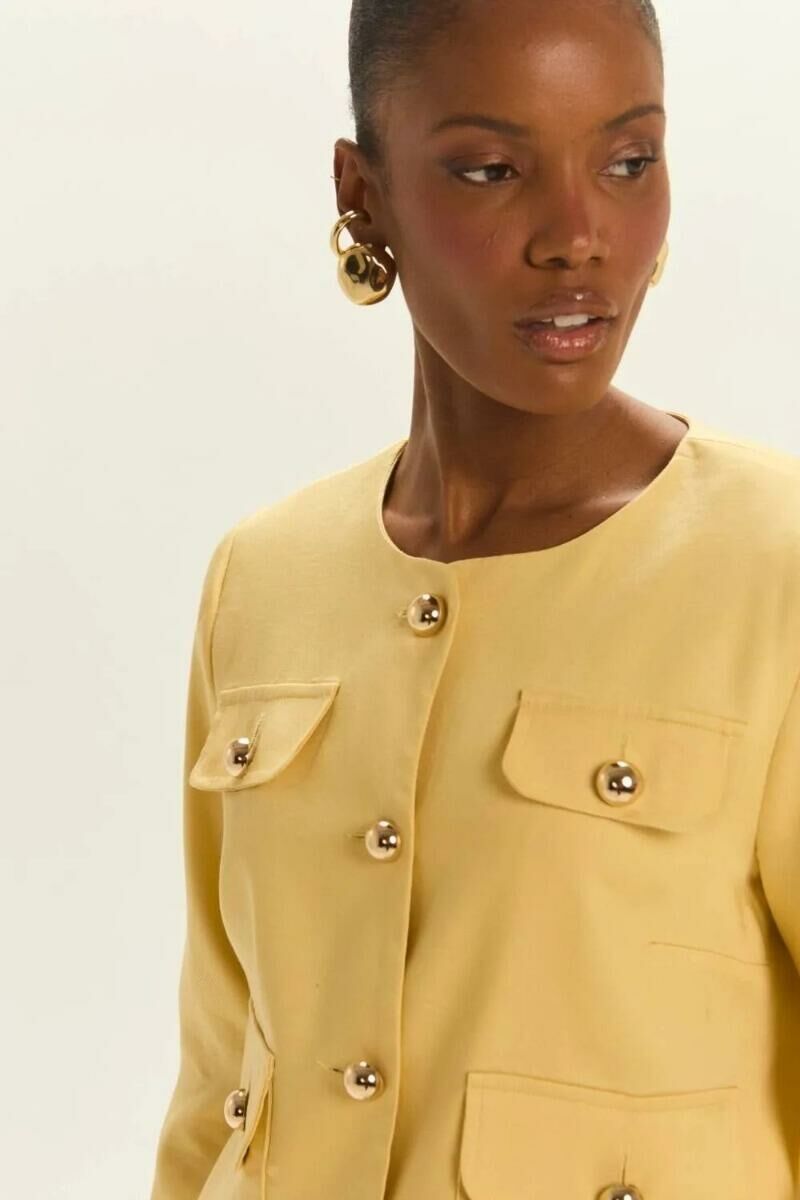 Imagem de Casaco Nelly Amarelo Grace Le Blog