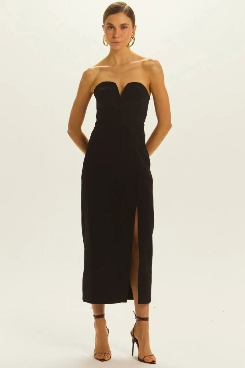 Imagem de Vestido Mídi Érica Preto Le Blog