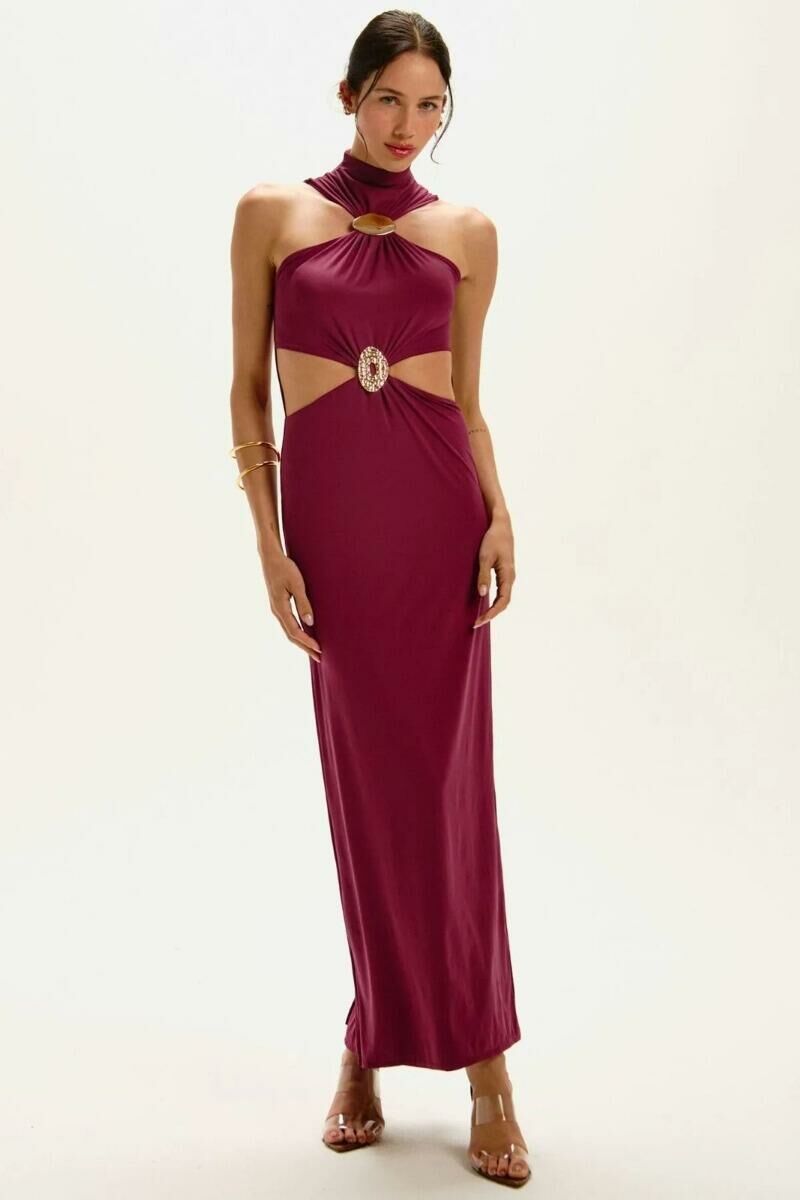 Imagem de Vestido Liah Cabernet Le Blog