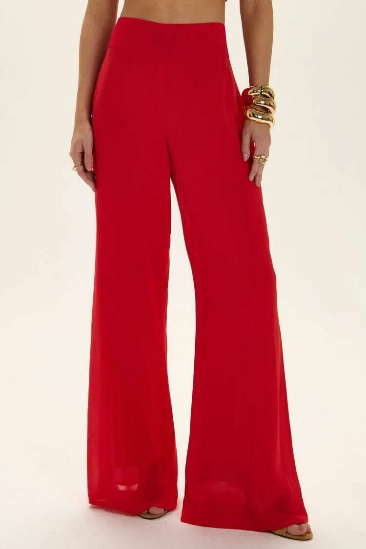 Imagem de Calça Lígia Vermelho Love Le Blog